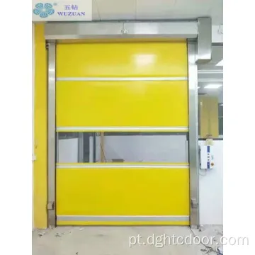 Quarto limpo PVC Porta do obturador de alta velocidade